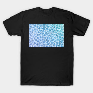 Blue shinny glitter T-Shirt